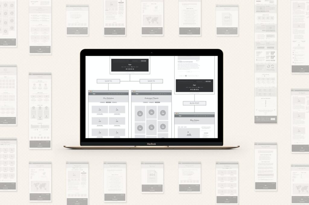 Wireframe Sitemap Ux-Workflow
